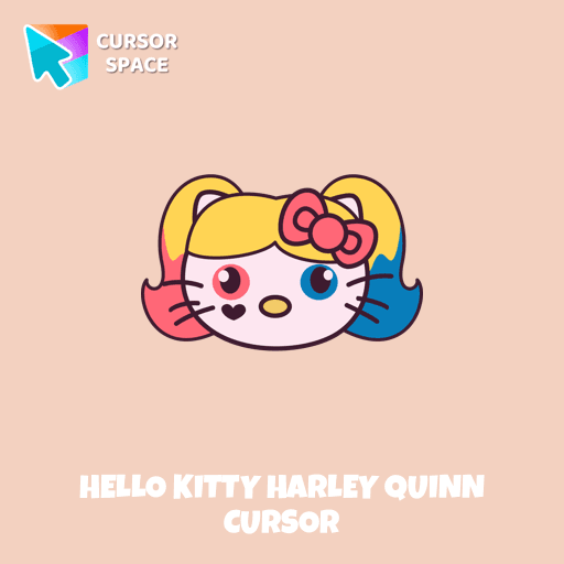 Hello Kitty Harley Quinn cursor
